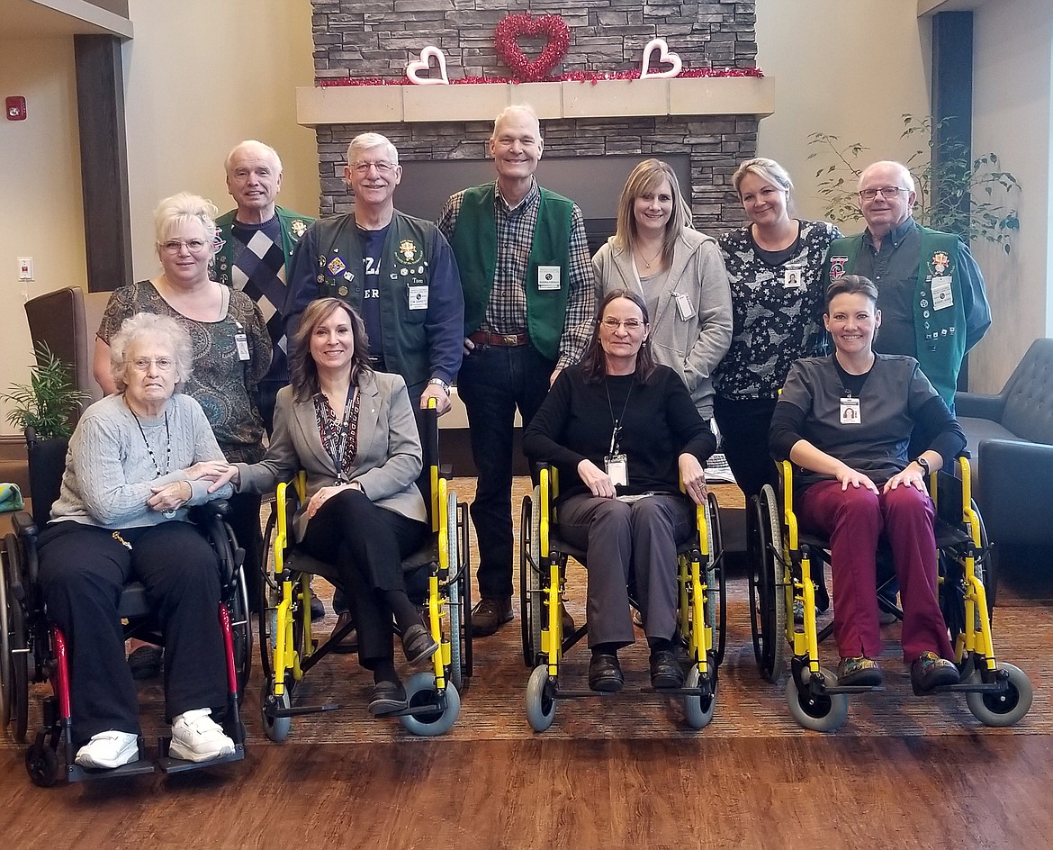 Local Knights donate wheelchairs Bonner County Daily Bee